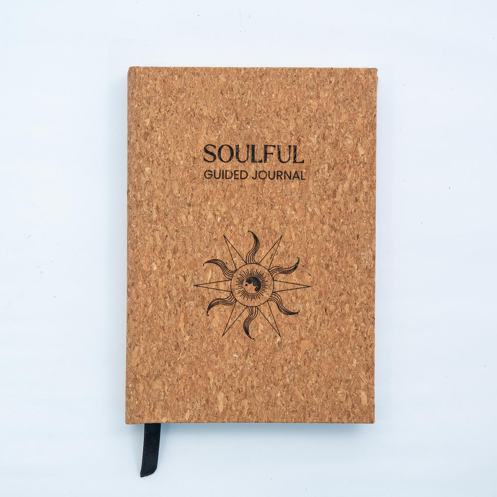 Soulful Guided Journal, A5, Personal Growth & Self-Reflection, Handmade in Bali