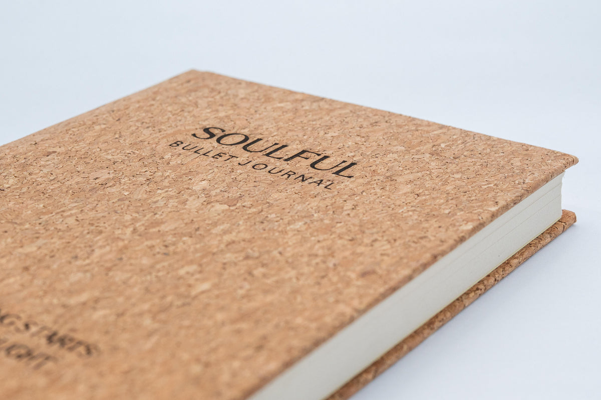 A5 Cork Bullet Journal, Handmade in Bali