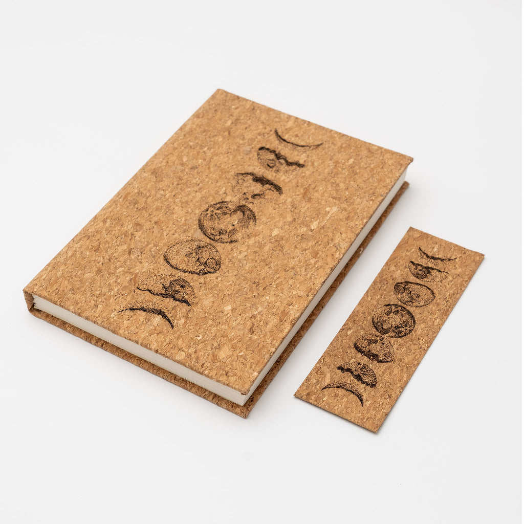 Moon Phase Bundle (Notebook + Bookmark)