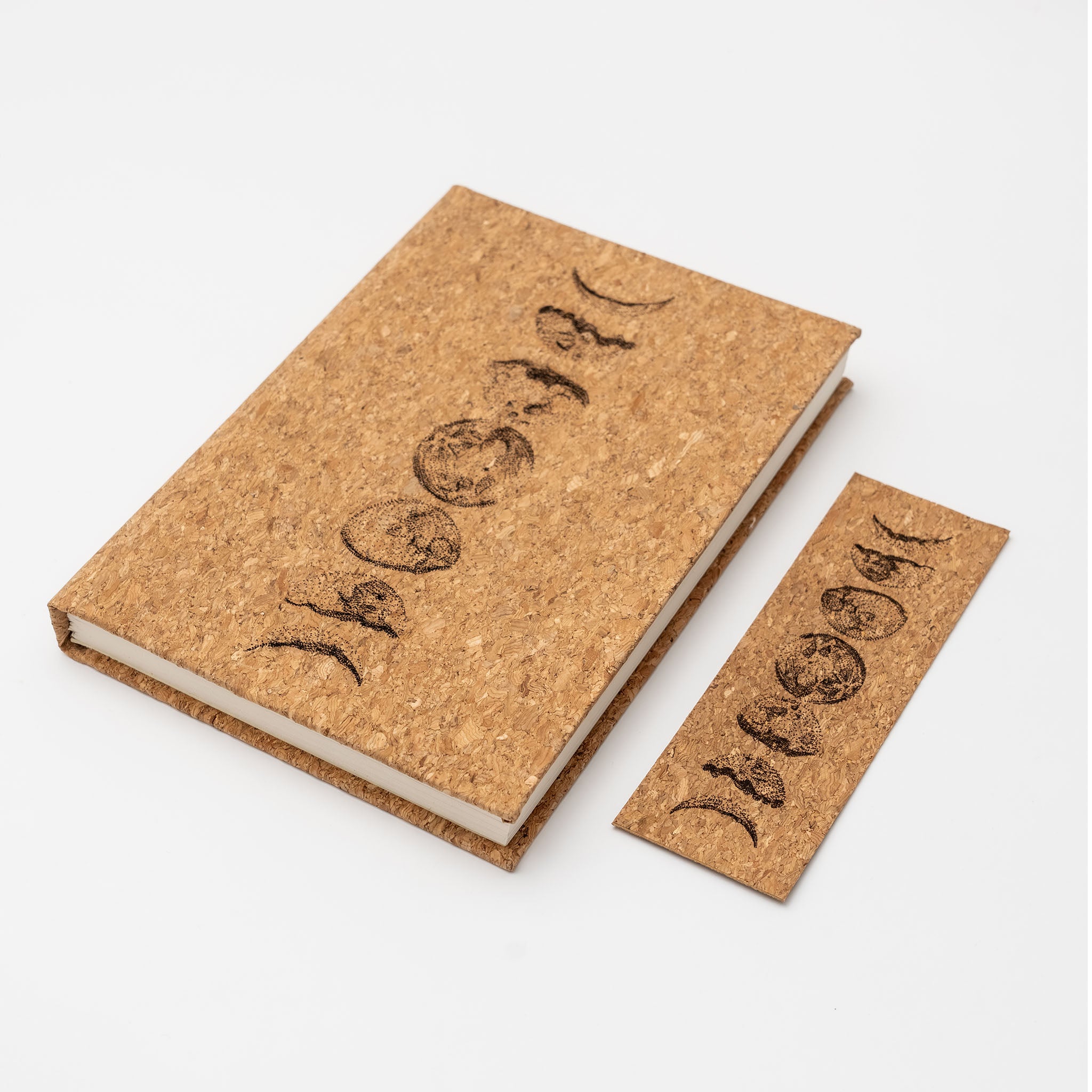 Moon Phase Bundle (Notebook + Bookmark)