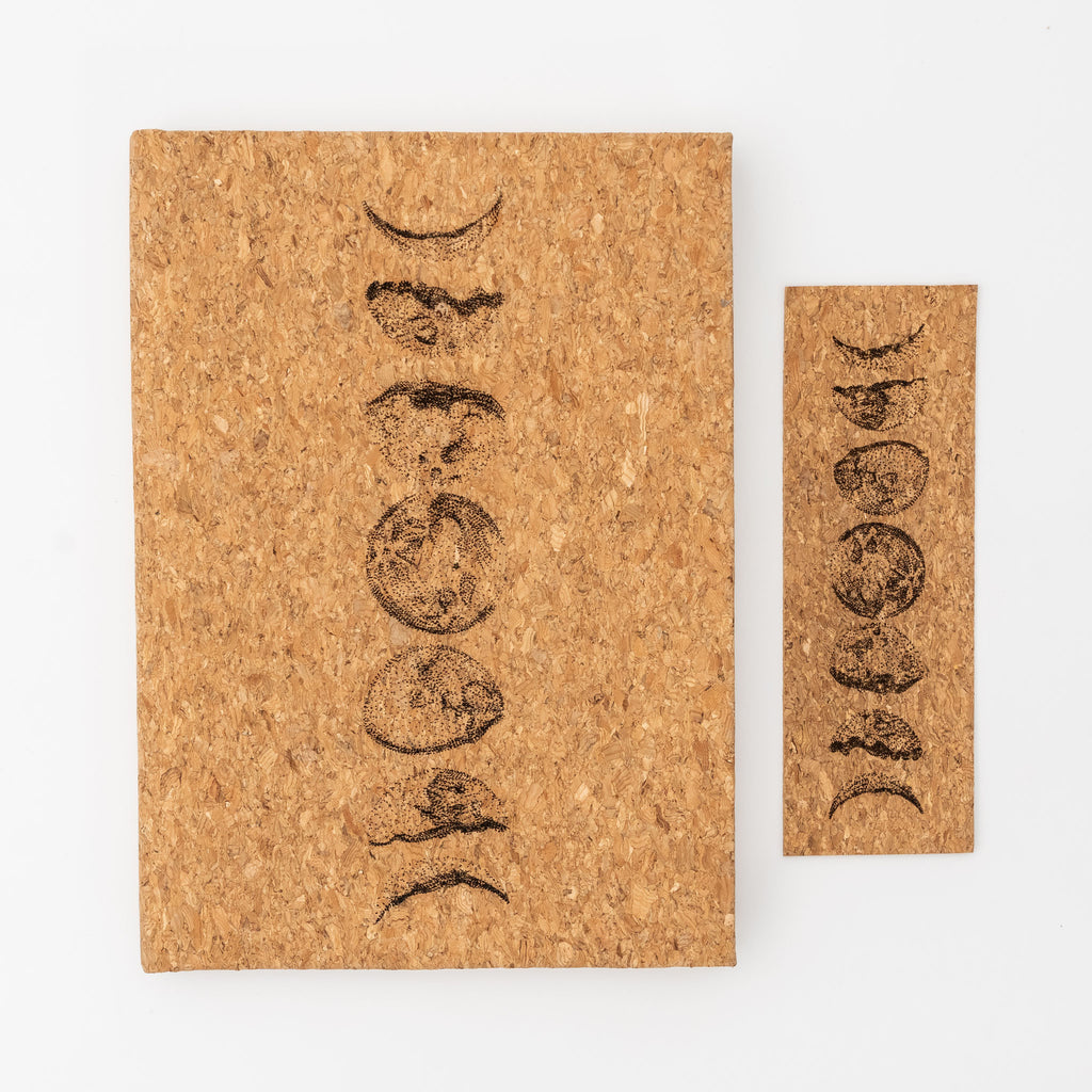 Moon Phase Bundle (Notebook + Bookmark)